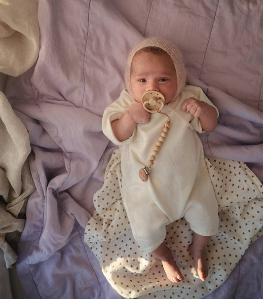 Frigg Pacifier Moon - 2 Pack - Cream & Croissant - Petit Filippe