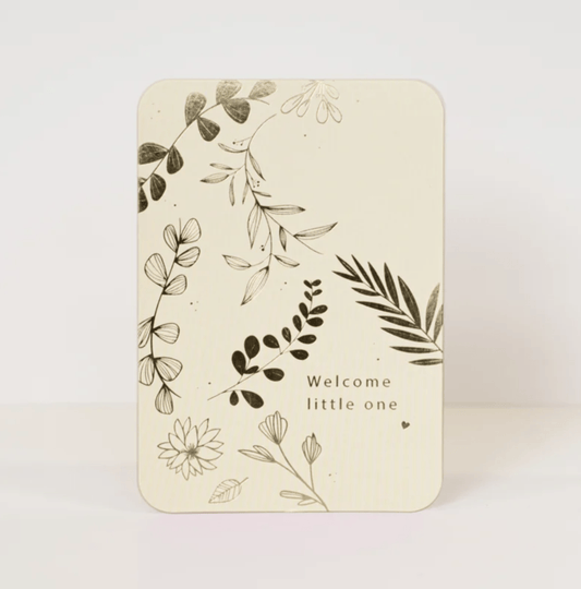 Postcard & Envelope - Welcome little one - Petit Filippe