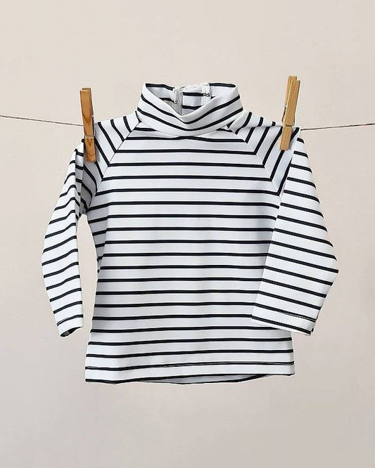 Baby Swim Shirt - UPF50+ - Breton Stripes - Petit Filippe