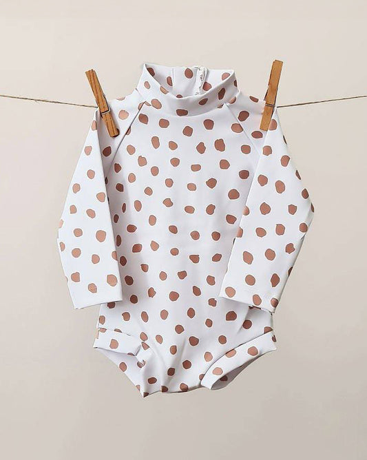 Baby Swimsuit - UPF50+ - Dots - Petit Filippe