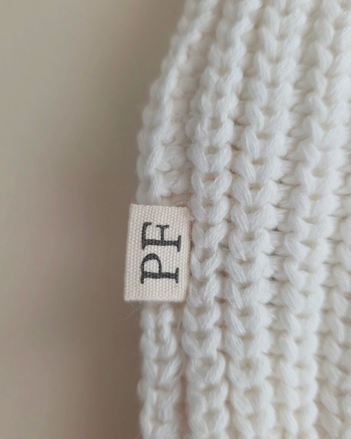 Embroidered Chunky Sweater - Cotton - Ivory