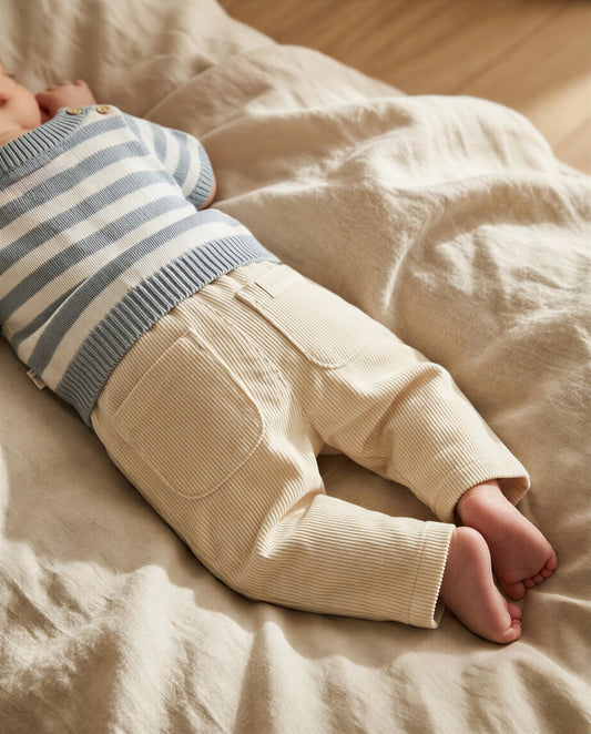 Corduroy Pants - Ecru - Petit Filippe