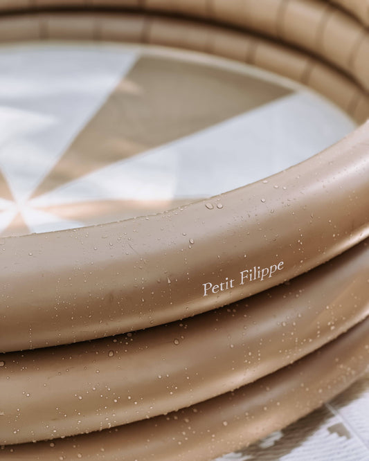 Inflatable Paddling Pool - Beige - 120 cm - Petit Filippe