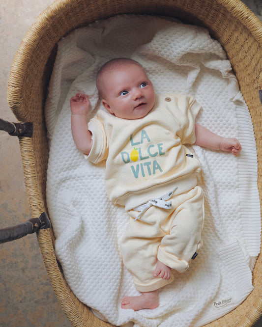 Relaxed Joggers - Butter Yellow - Petit Filippe