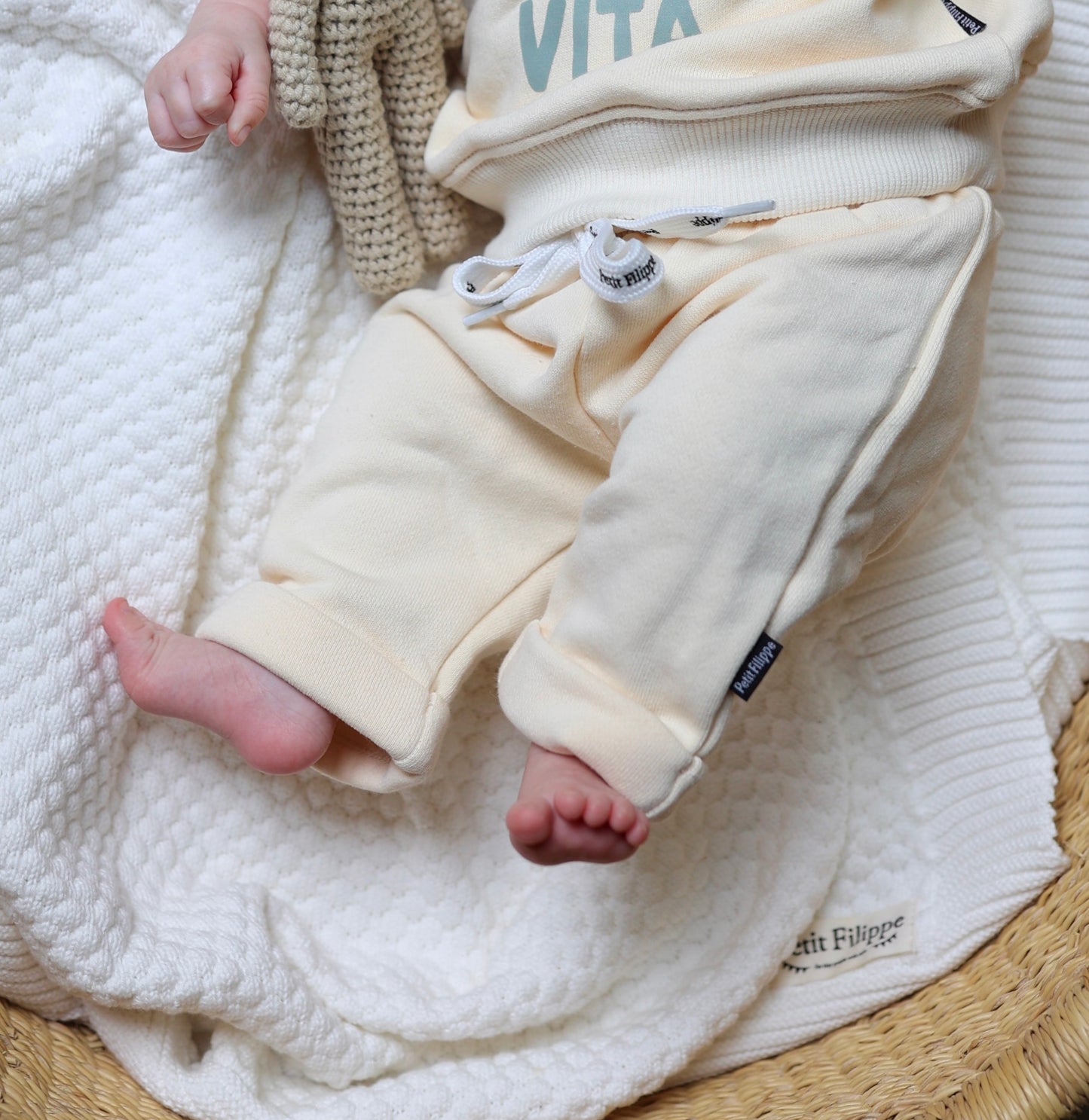 Relaxed Joggers - Butter Yellow - Petit Filippe