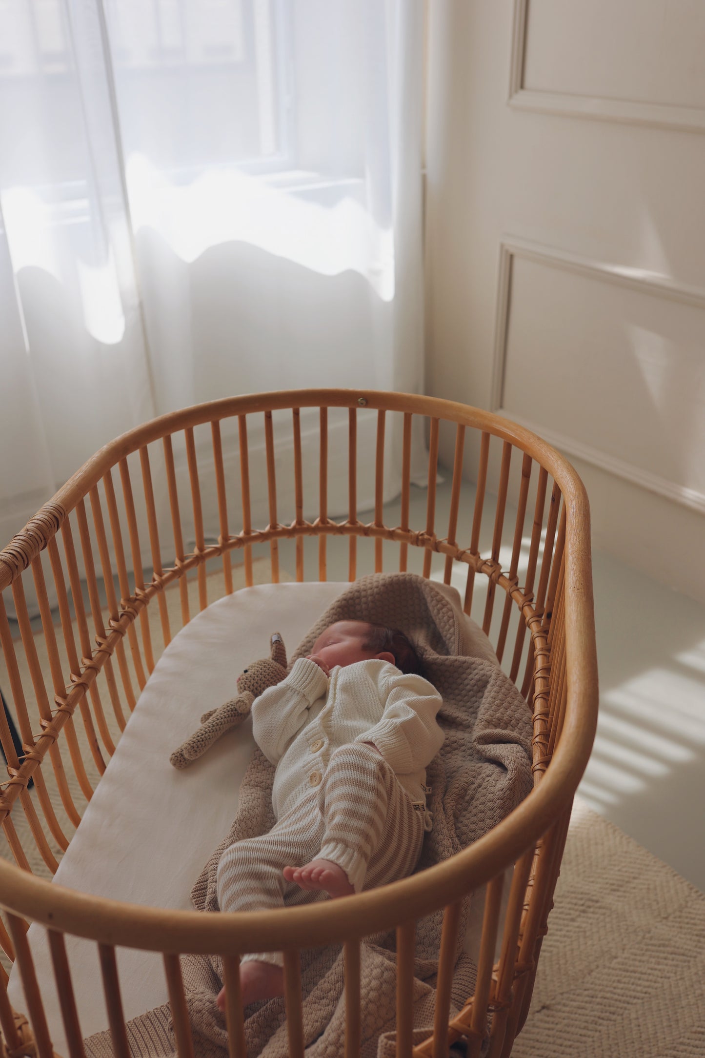 Handmade Rattan Bassinet - Petit Filippe