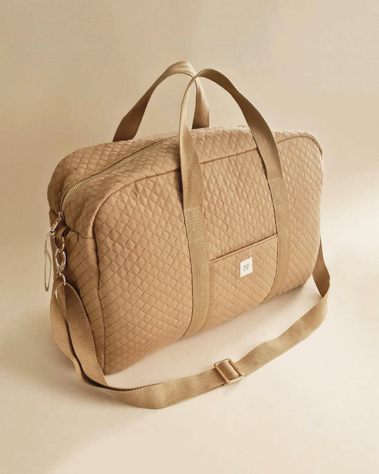 Sac à langer matelassé - Beige