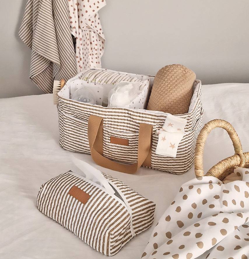 Nappy Caddy - Striped - Petit Filippe