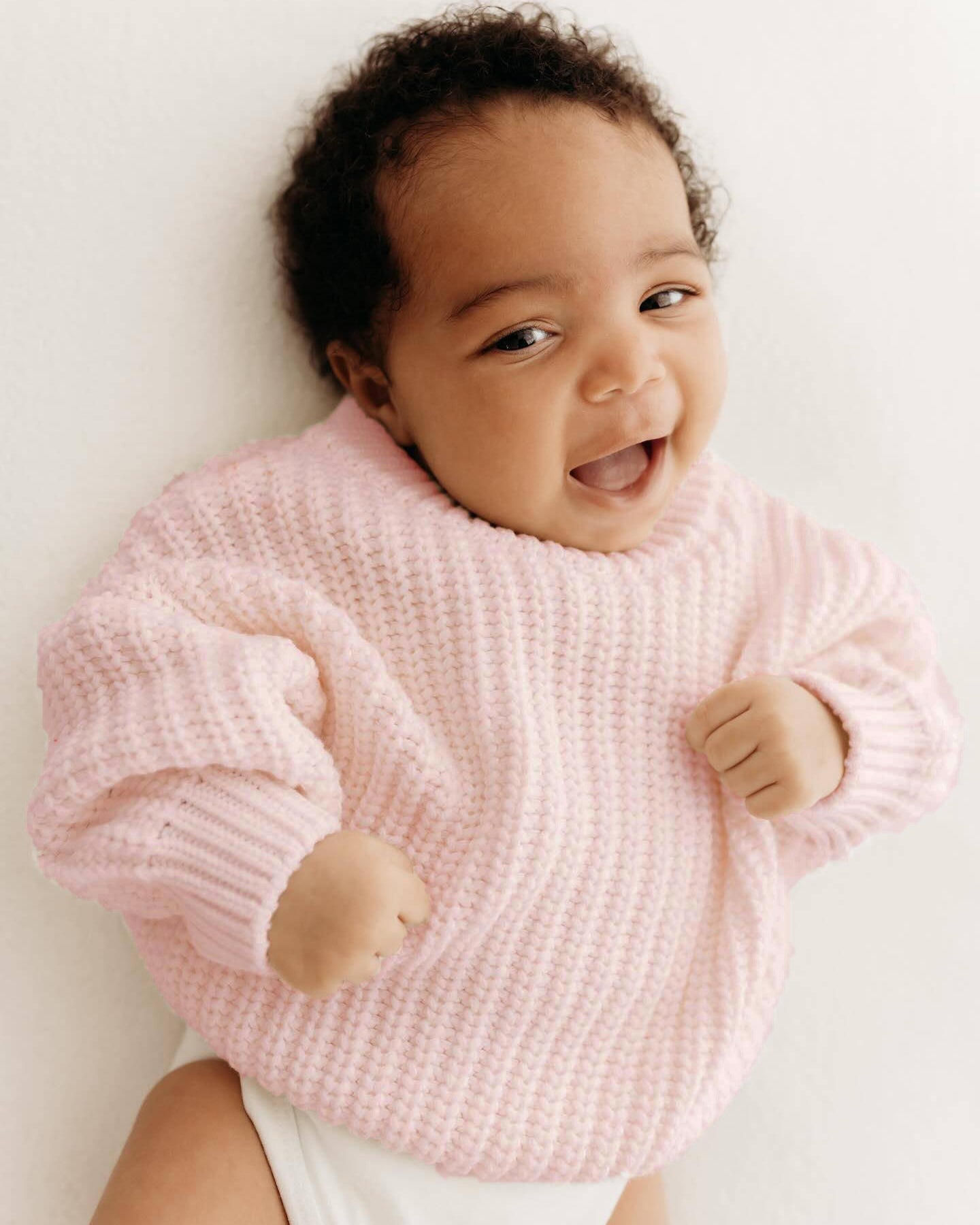 Oversized Sweater Cotton Peony Pink1