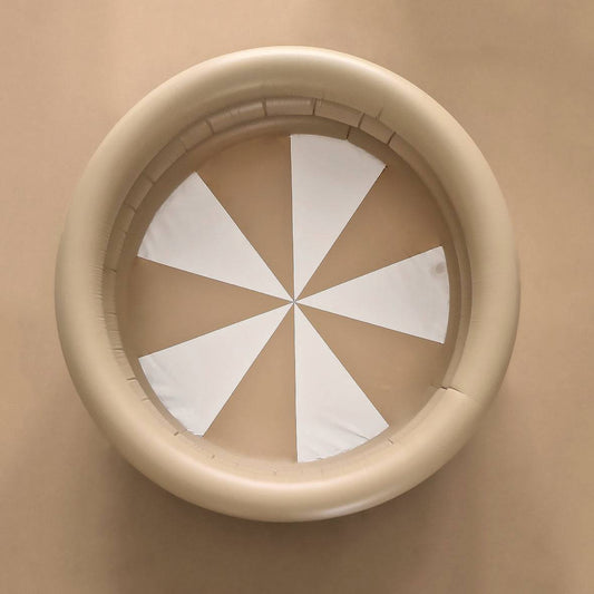 Inflatable Paddling Pool - Beige - 90 cm - Petit Filippe