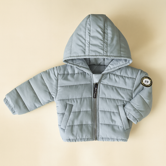 Puffer Jacket - Misty Blue - Petit Filippe
