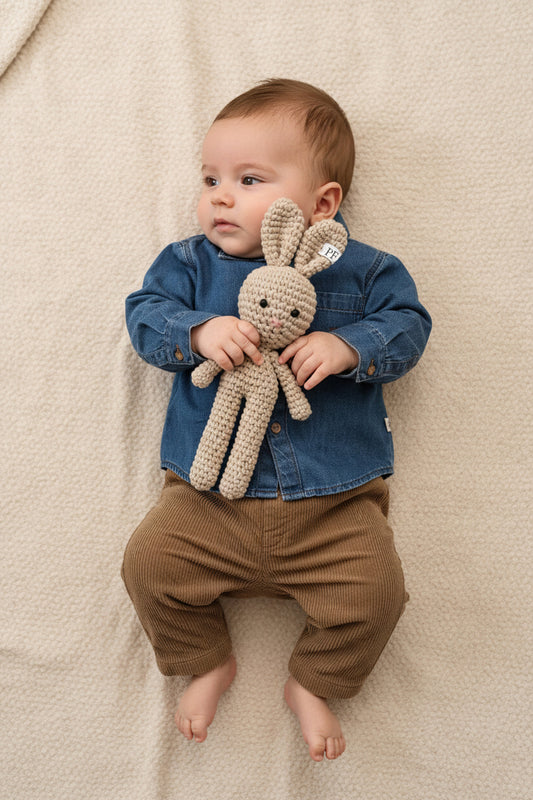 Chemise en denim – Bleu moyen