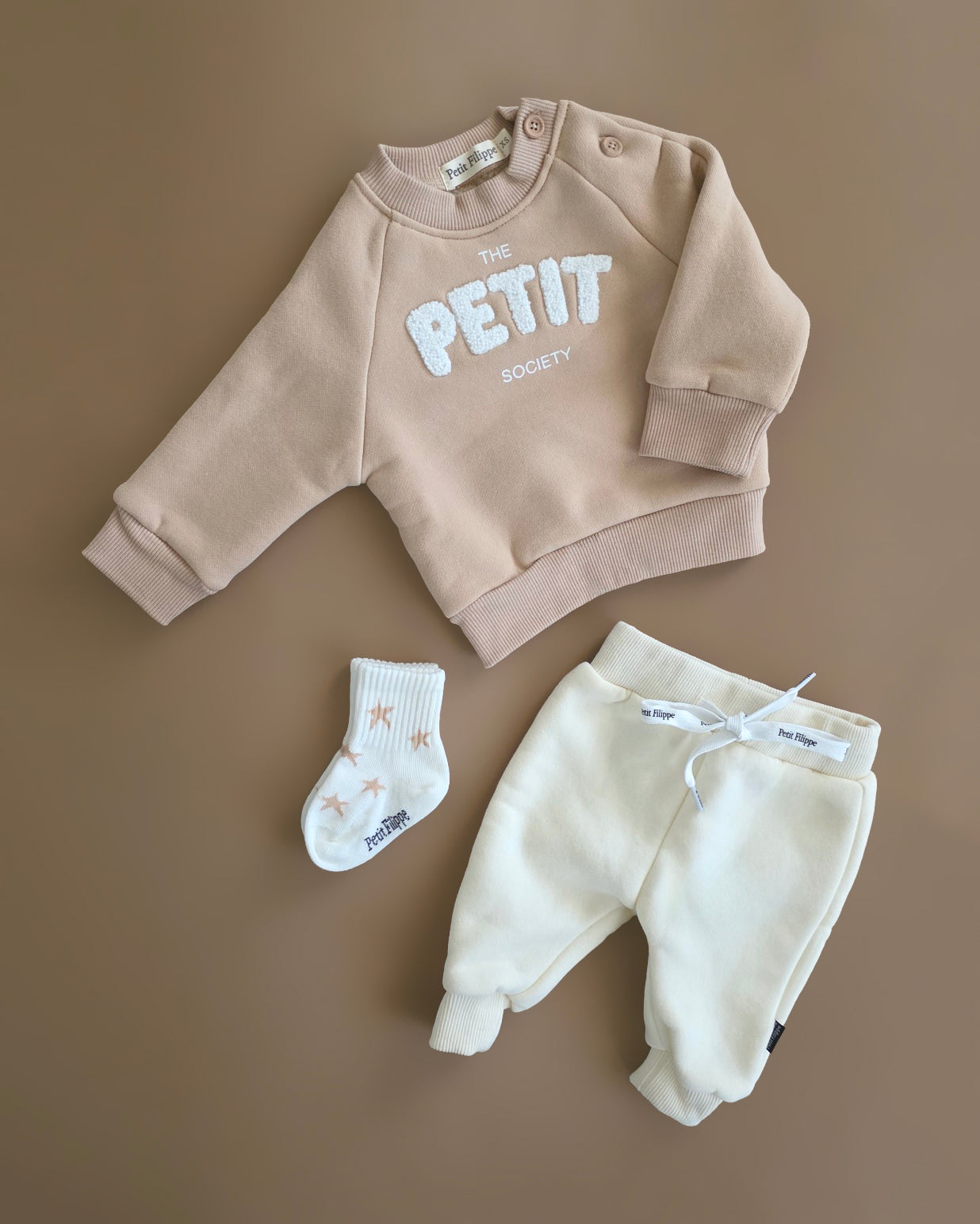 Sweatshirt - The Petit Society - Beige - Petit Filippe