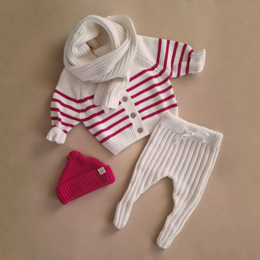 Short Beanie - Cotton - Very Berry - Petit Filippe