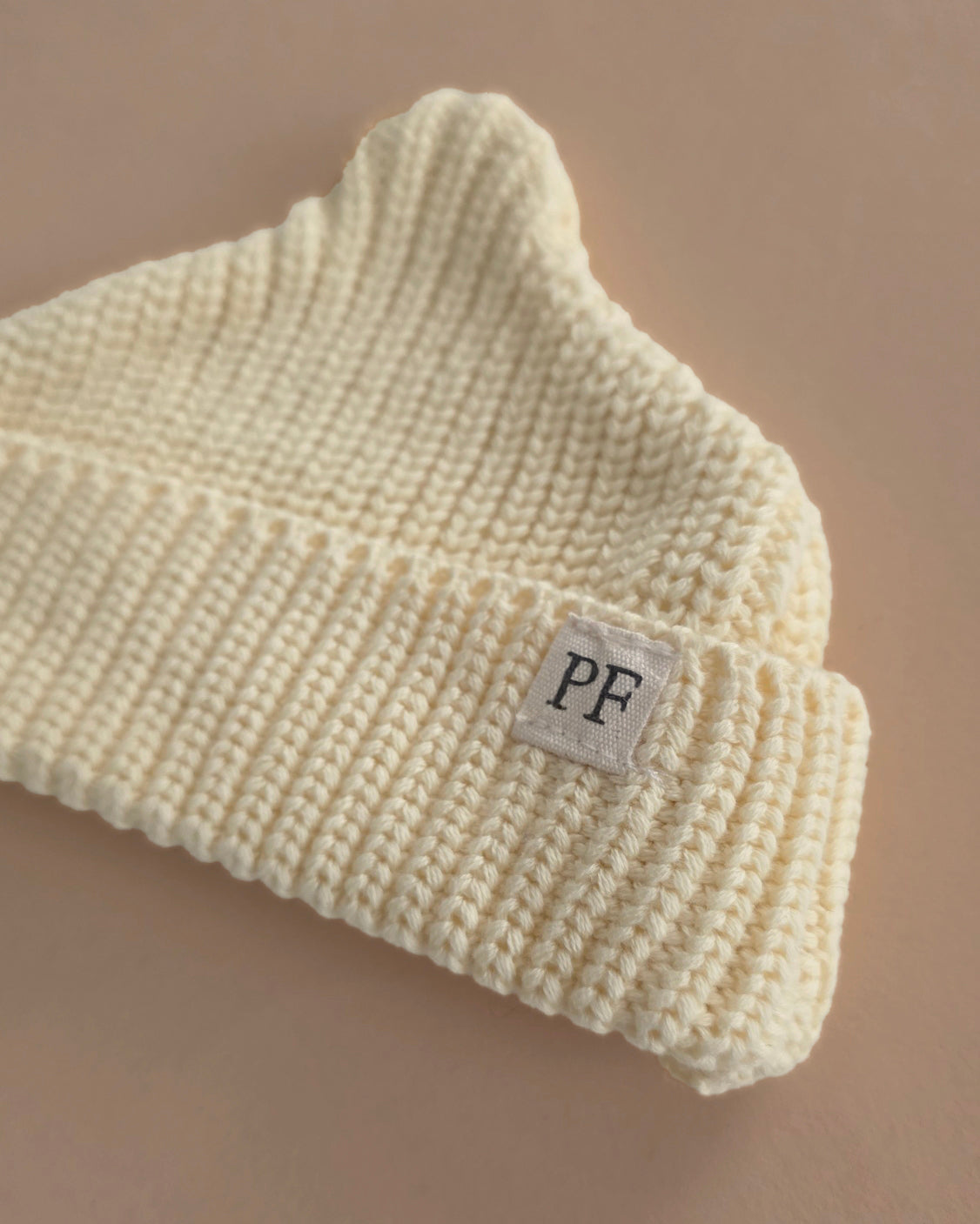 Short Beanie - Cotton - Soft Yellow