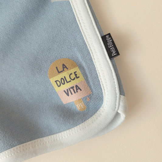 Shorts - La Dolce Vita - Steel Blue - Petit Filippe