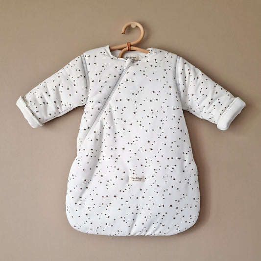 Sleeping Bag With Detachable Sleeves - Stars - Petit Filippe