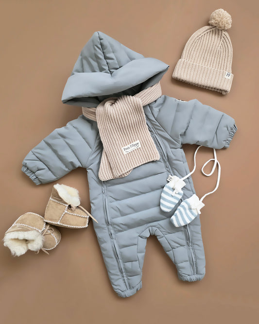 Snowsuit - Misty Blue - Petit Filippe