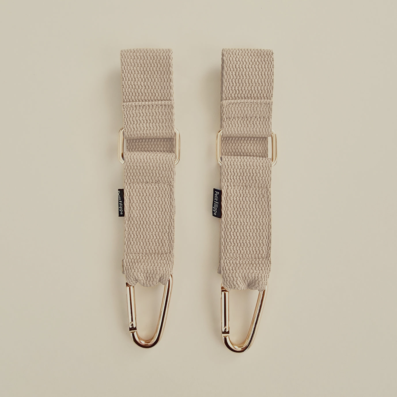 Stroller Clip Set - Oatmeal - Petit Filippe