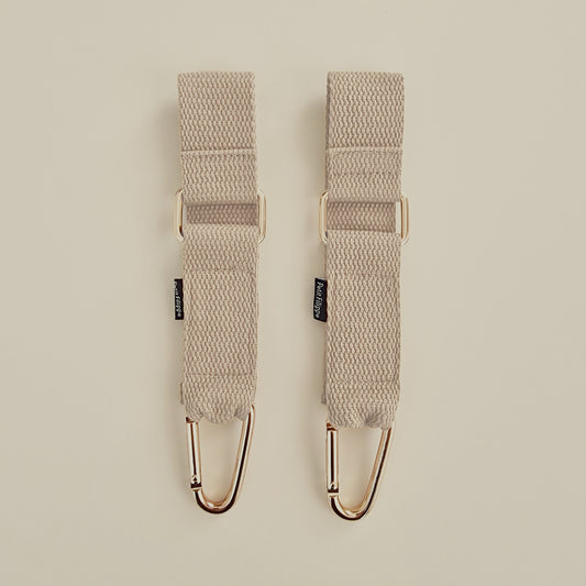 Stroller Clip Set - Oatmeal - Petit Filippe