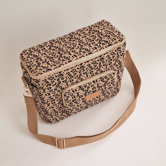 Quilted Stroller & Crossbody Bag - Leopard - Petit Filippe