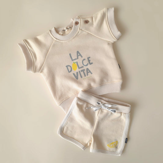 Shorts - La Dolce Vita - Butter Yellow - Petit Filippe