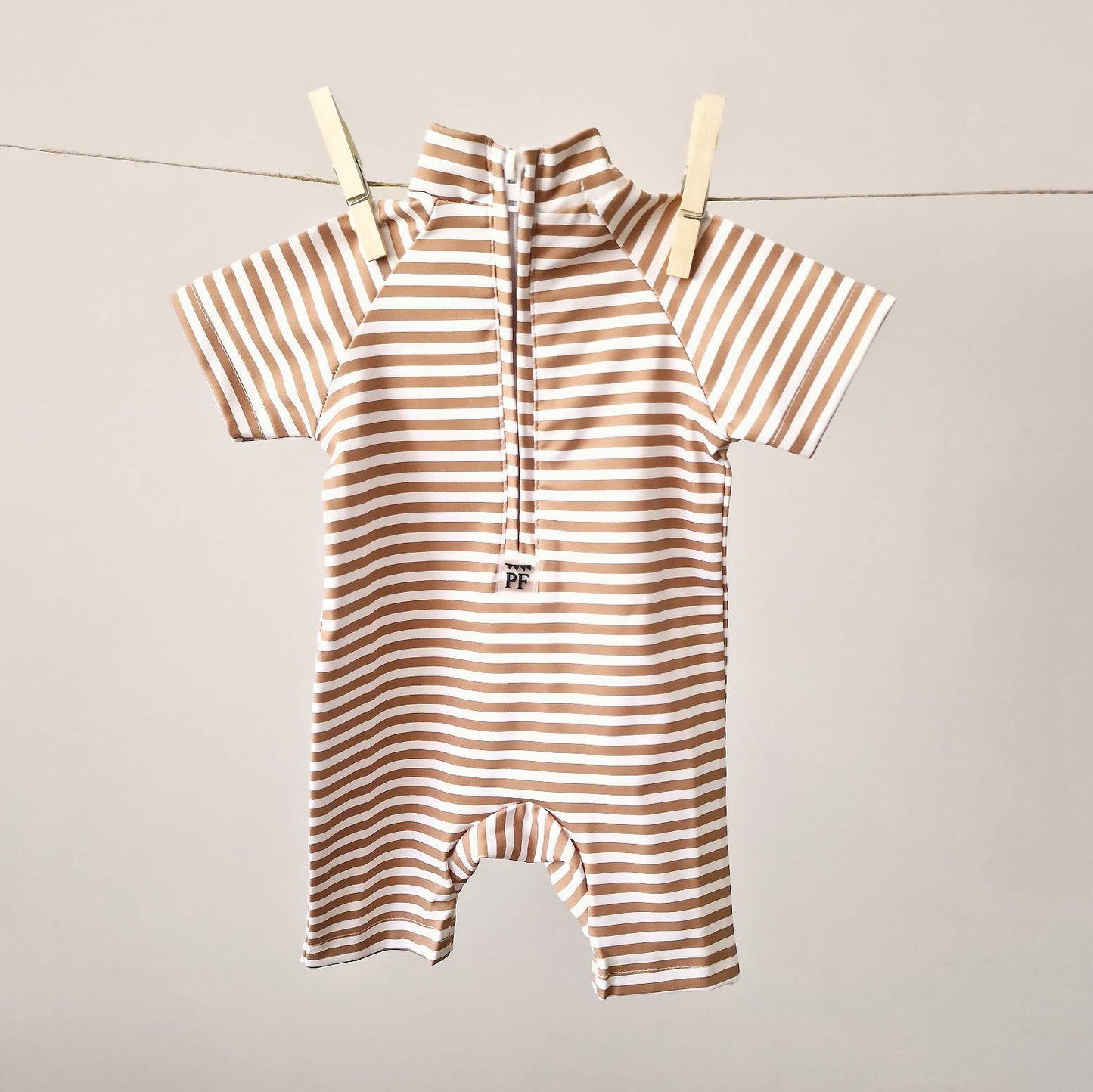Baby Swim Playsuit - UPF50+ - Striped - Petit Filippe