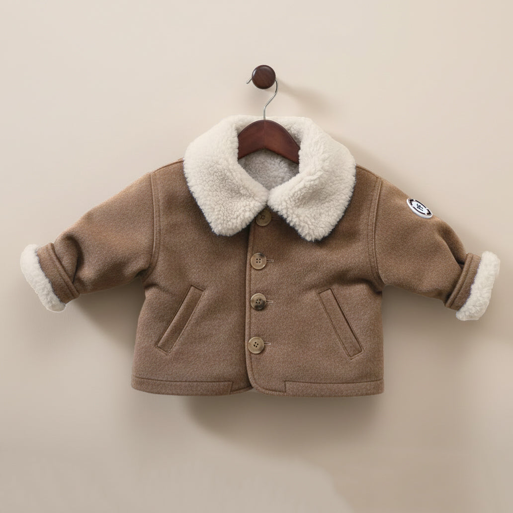 Teddy-Lined Jacket - Walnut