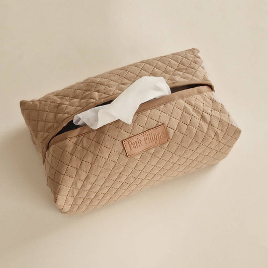 Baby Wipes Cover - Beige - Petit Filippe