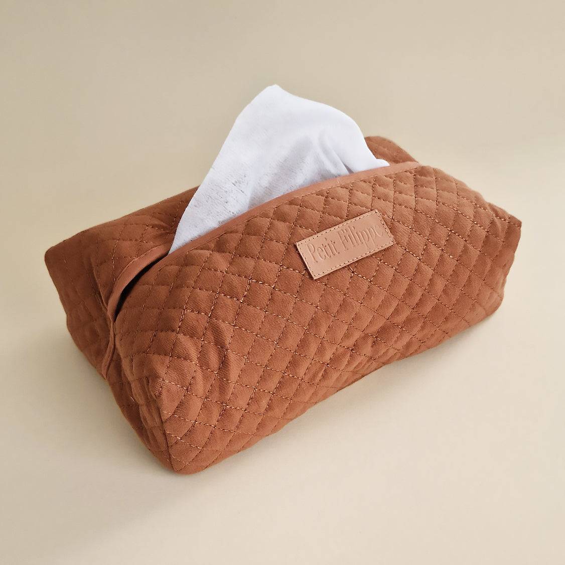 Baby Wipes Cover - Brick - Petit Filippe