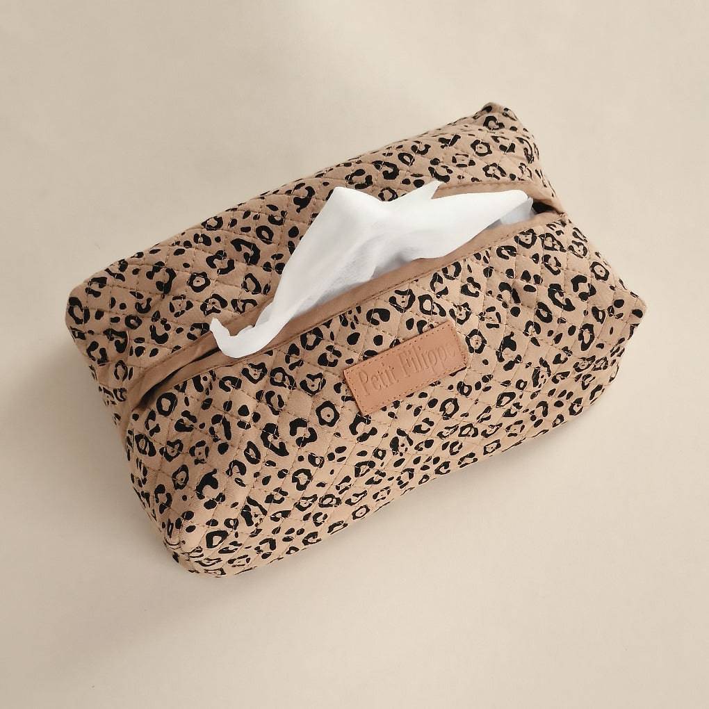 Baby Wipes Cover - Leopard - Petit Filippe