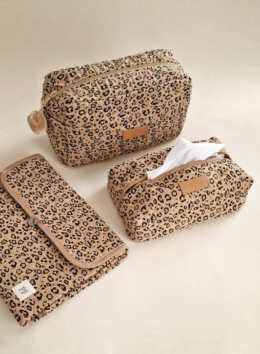 Baby Wipes Cover - Leopard - Petit Filippe