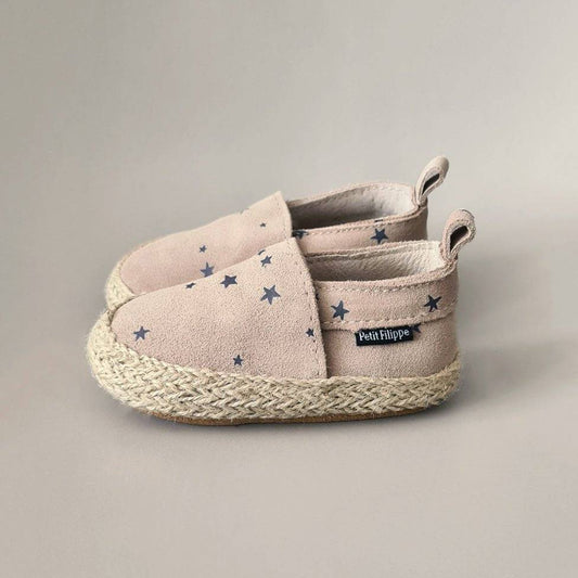 Baby - Suede Espadrilles - Stars - Petit Filippe