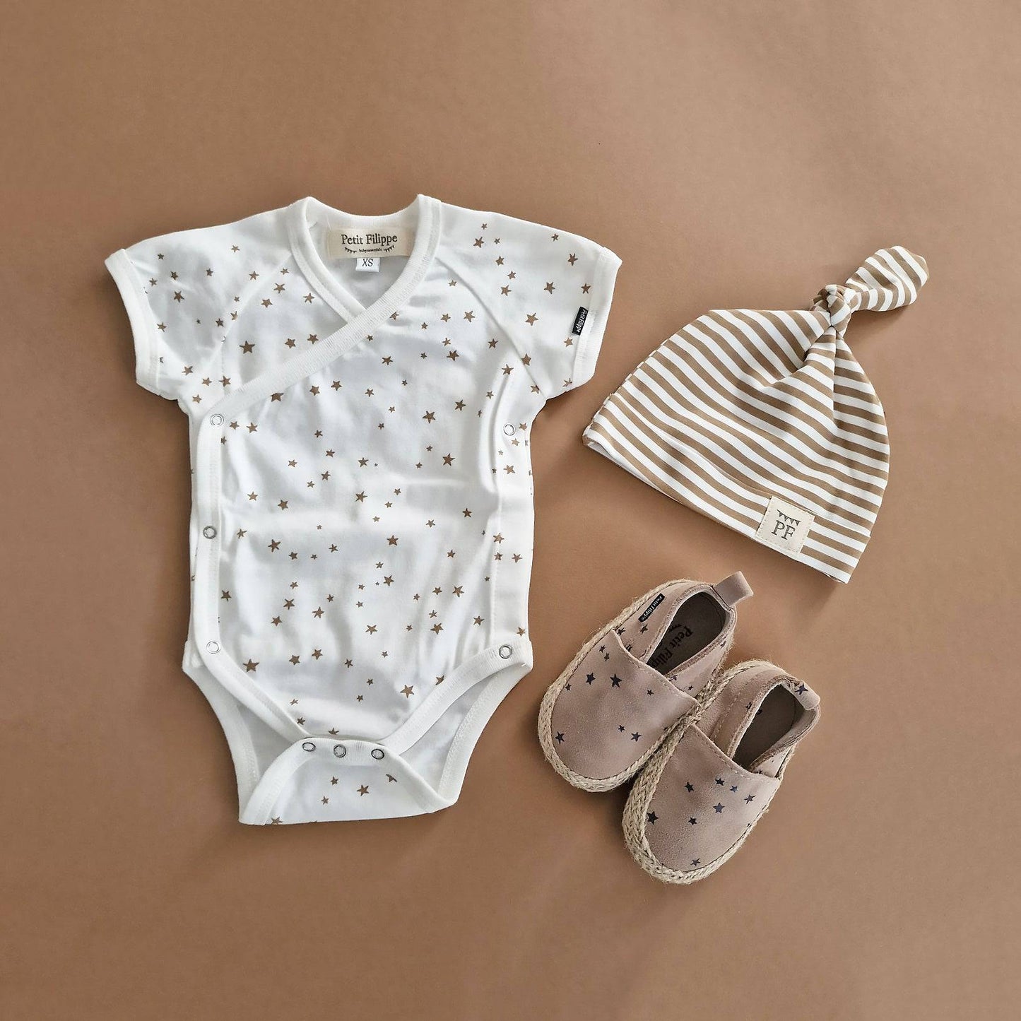 Baby - Suede Espadrilles - Stars - Petit Filippe