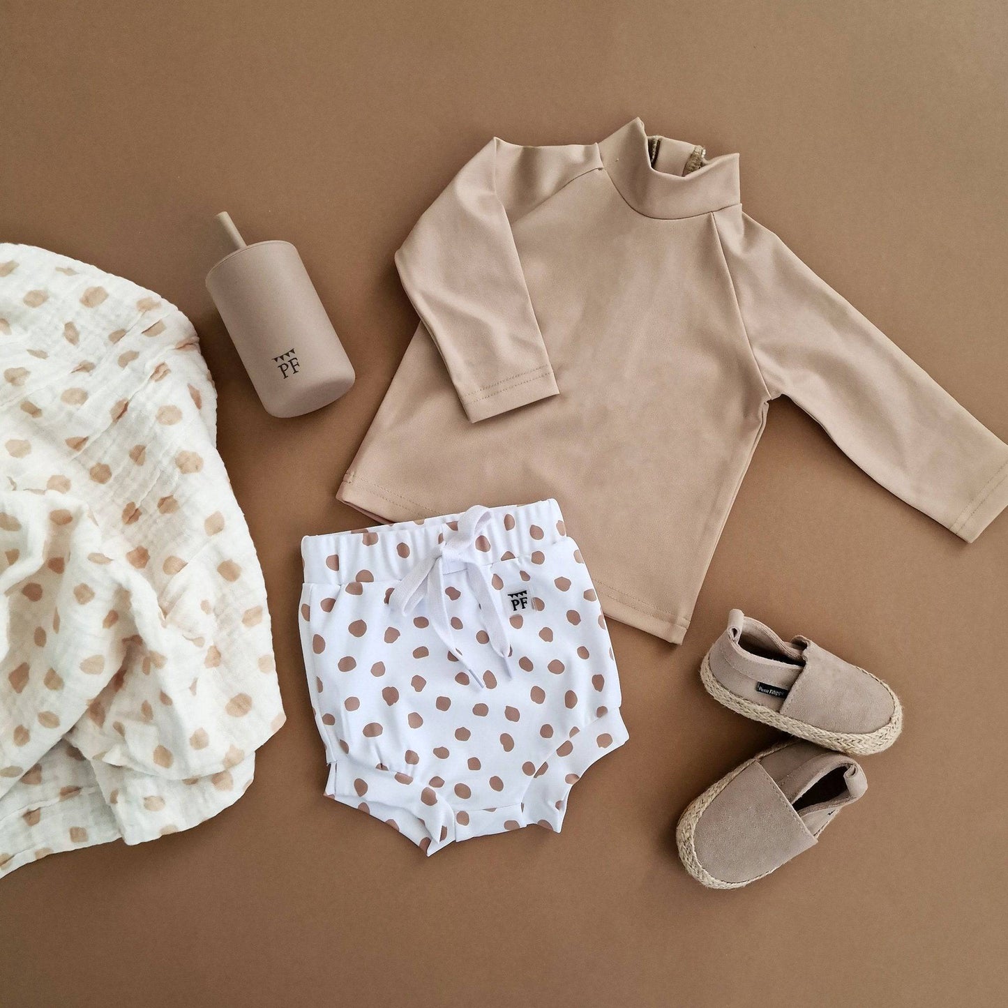 Baby Swim Pants - UPF50+ - Dots - Petit Filippe