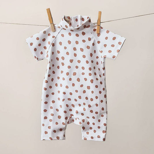 Baby Swim Playsuit - UPF50+ - Dots - Petit Filippe