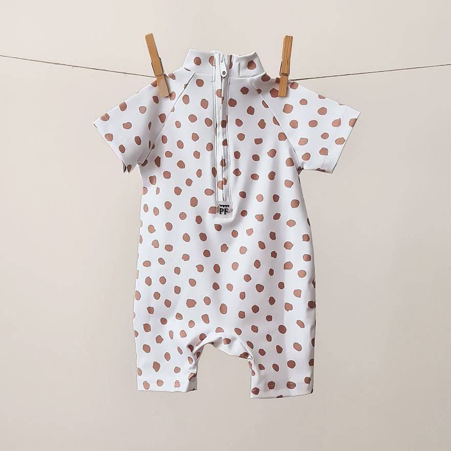Baby Swim Playsuit - UPF50+ - Dots - Petit Filippe
