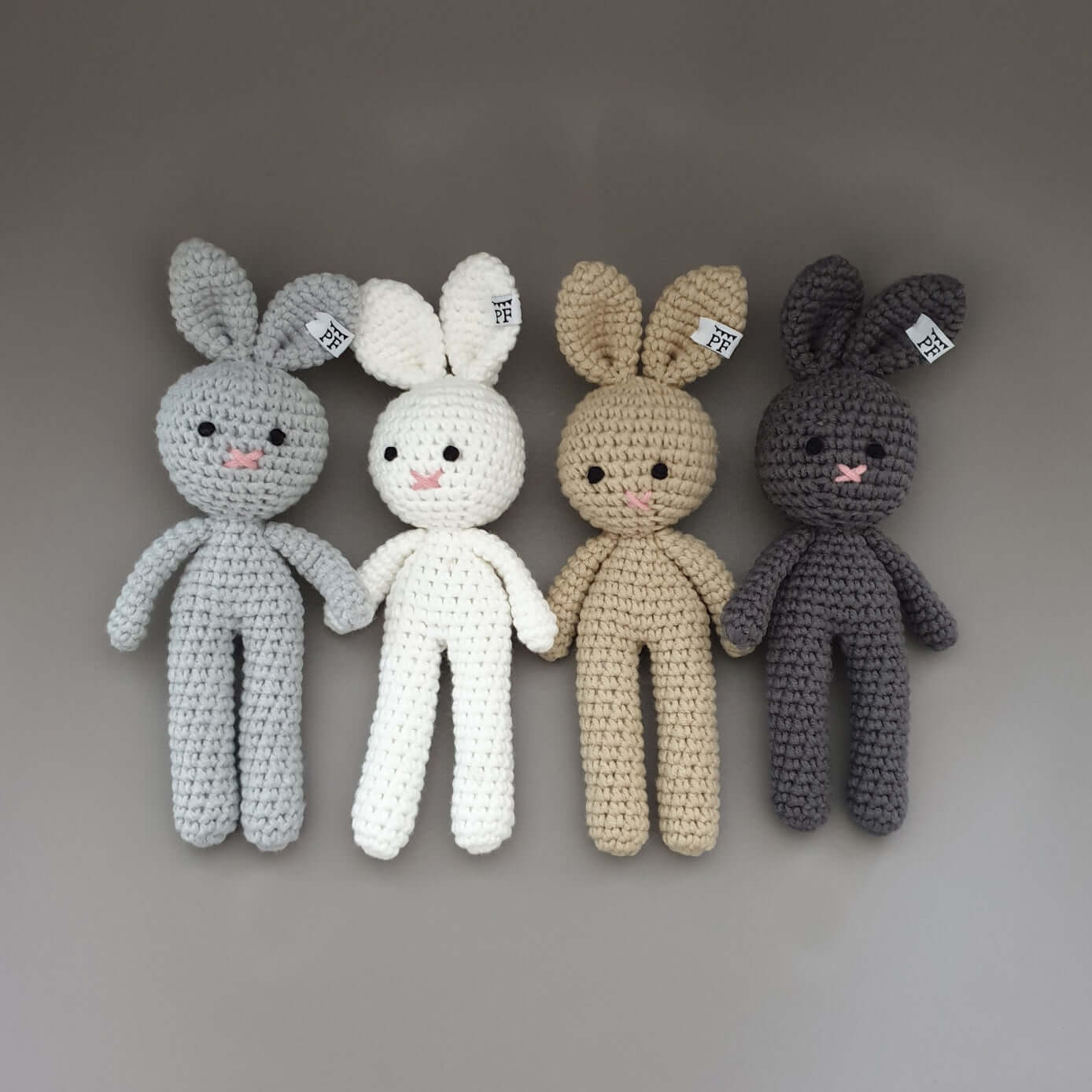 Crochet Bunny - Cotton - Ivory - Petit Filippe