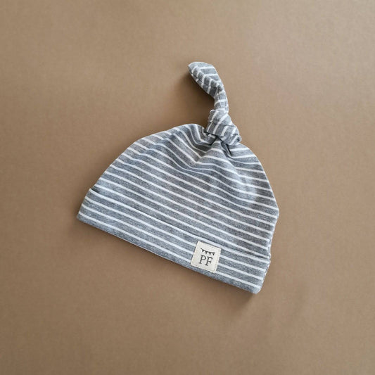 Knot Hat - Grey - Petit Filippe