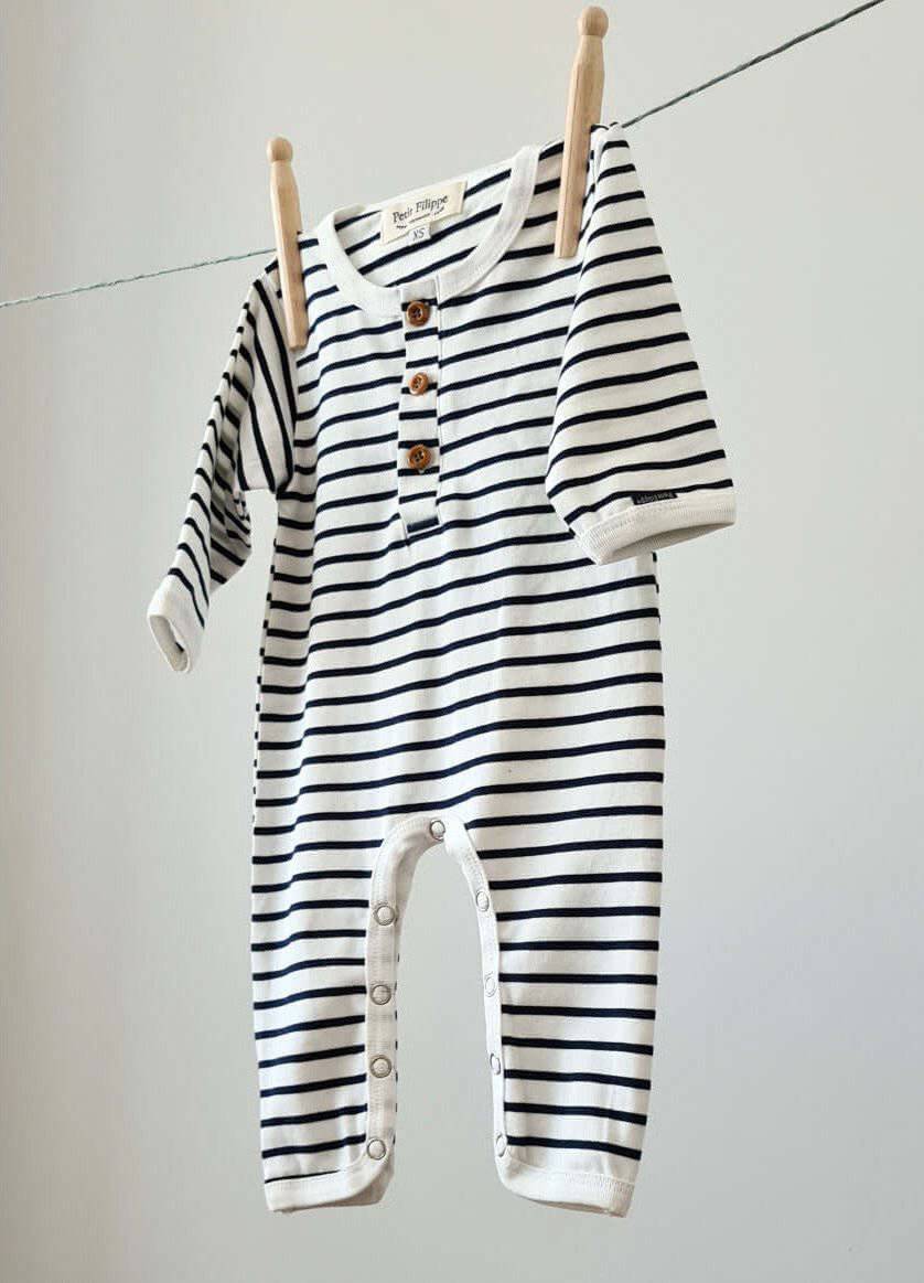Playsuit - Breton Stripes - Petit Filippe