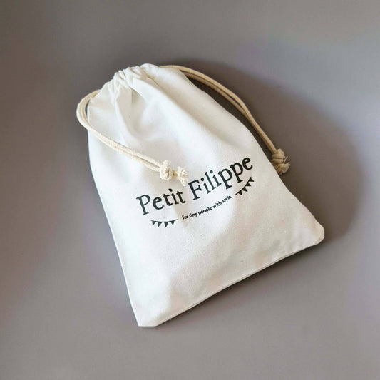 Pom Pom Bib & Knot Hat set - Leopard - Petit Filippe