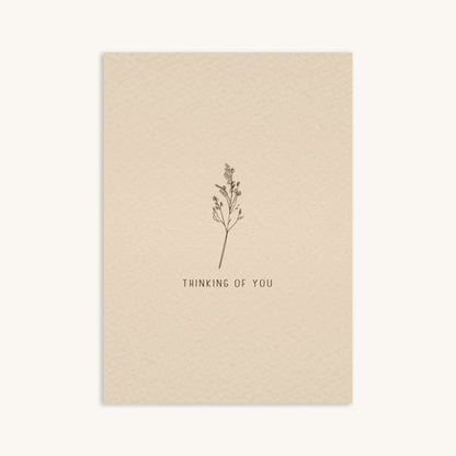 Postcard & Envelope - Thinking of You - Petit Filippe