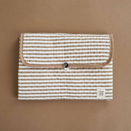 Quilted Changing Mat - Striped - Petit Filippe