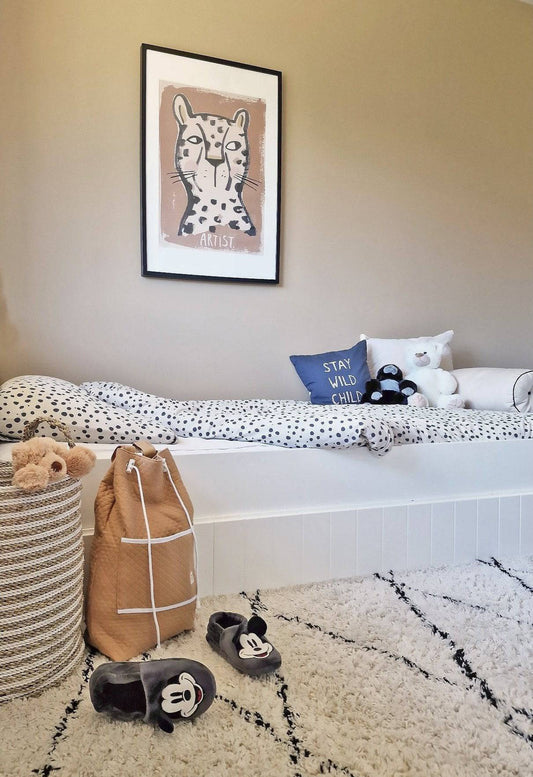 Quilted Storage Bag - Beige - Petit Filippe