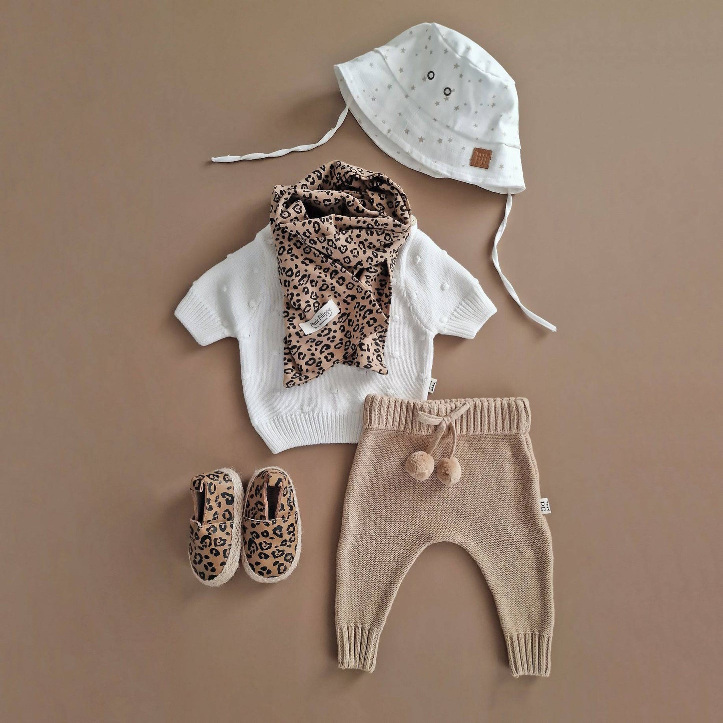 Baby - Leather Espadrilles - Leopard - Petit Filippe