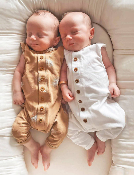 Sleeveless Playsuit - Baggy Style - Dandelion - Petit Filippe