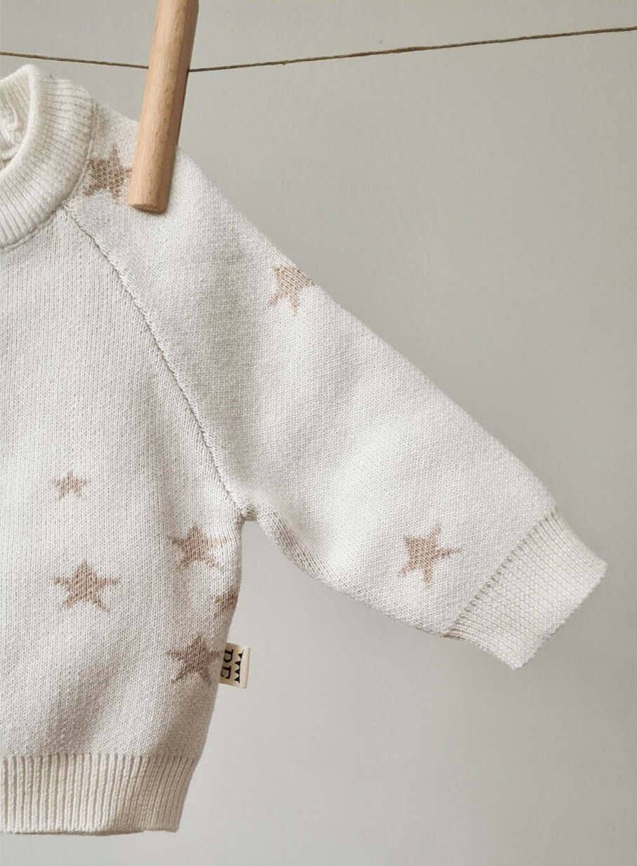 Starry Sweater - Cotton - Ivory - Petit Filippe