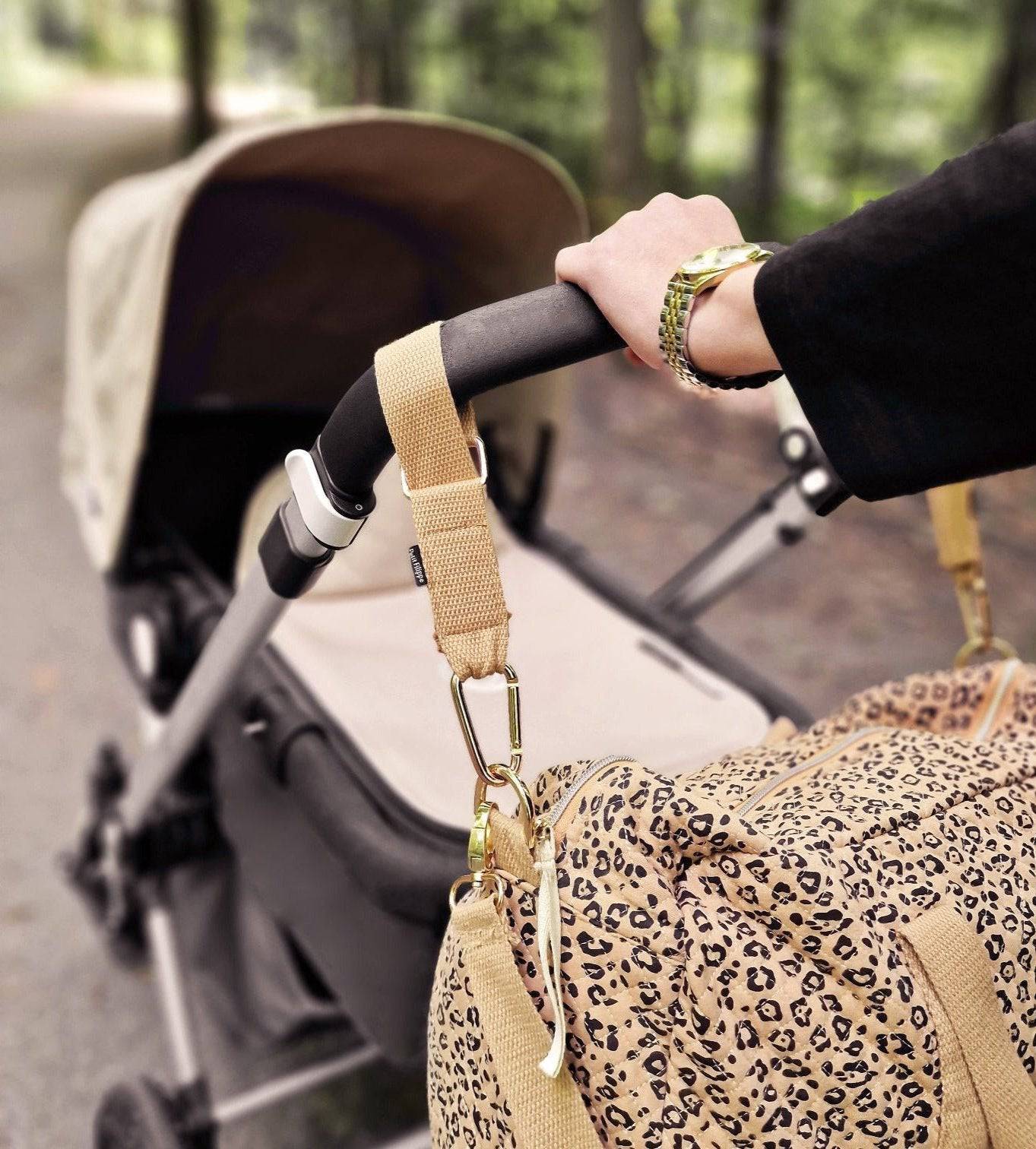 Stroller Clip Set - Beige - Petit Filippe