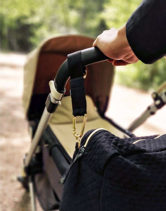Stroller Clip Set - Black - Petit Filippe