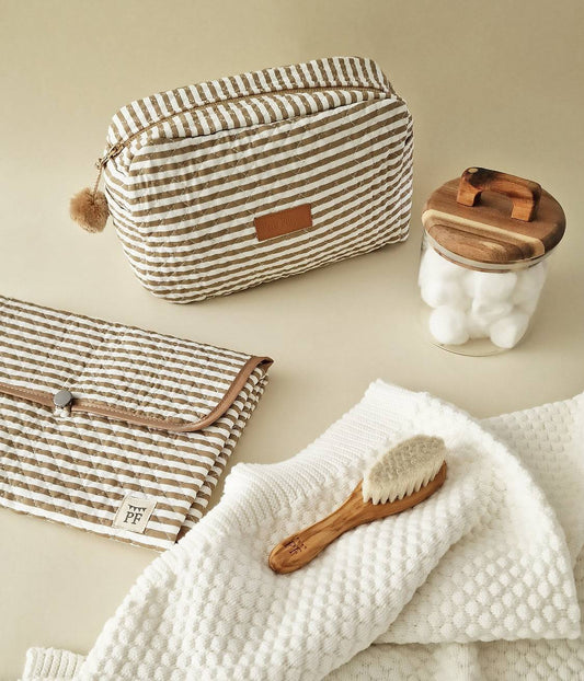 Quilted Changing Mat - Striped - Petit Filippe